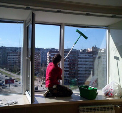 Мытье окон в однокомнатной квартире Нижневартовск